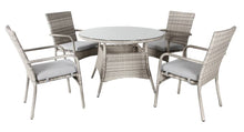 Load image into Gallery viewer, 5 Piece Round Outdoor Dining Set
